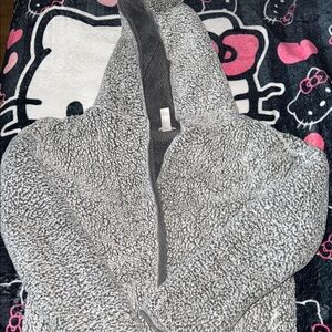 P.J. Salvage Charcoal Sherpa Jacket